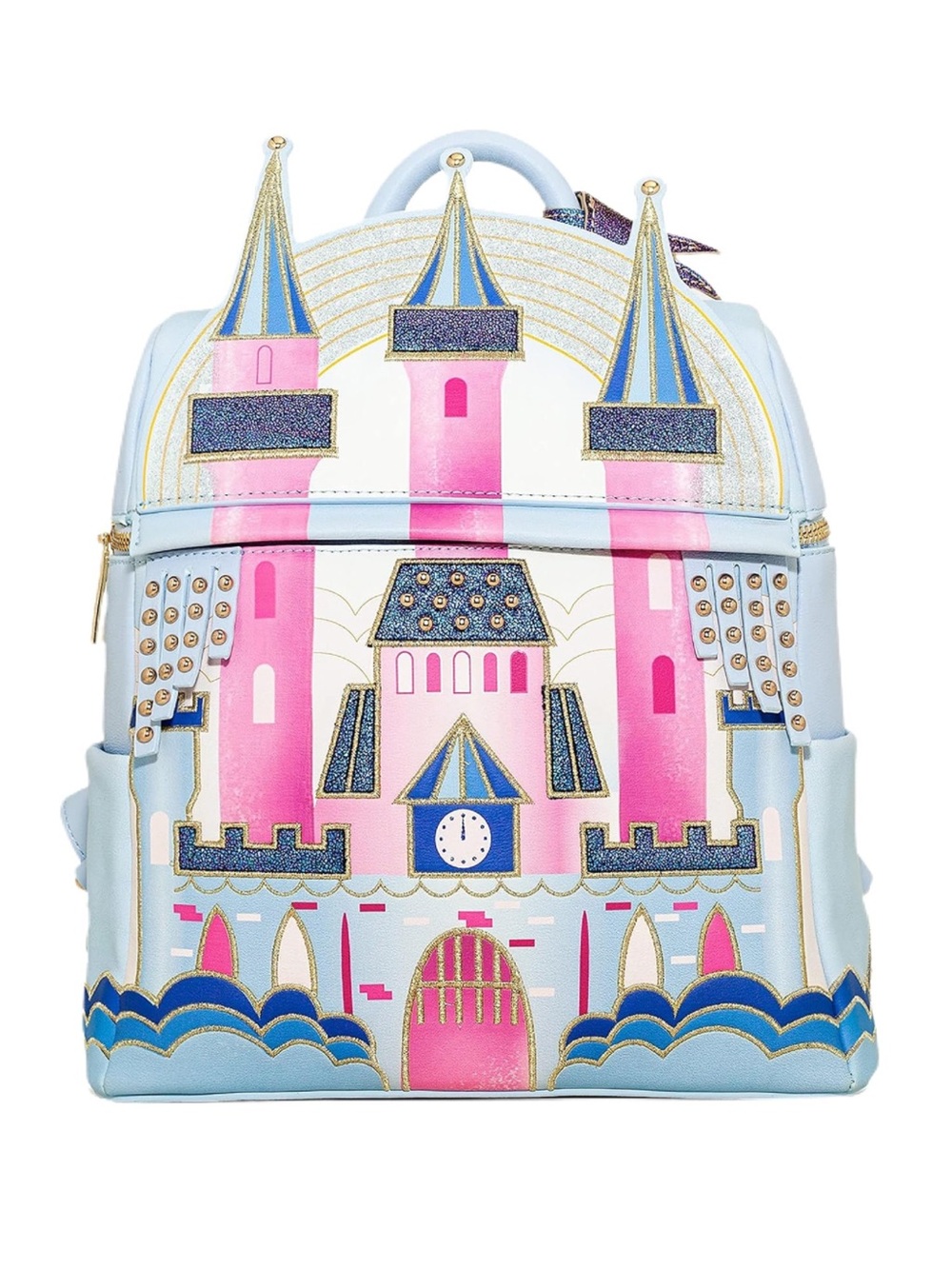 NWT Danielle Nicole Disney Aurora Sleeping Beauty Castle backpack